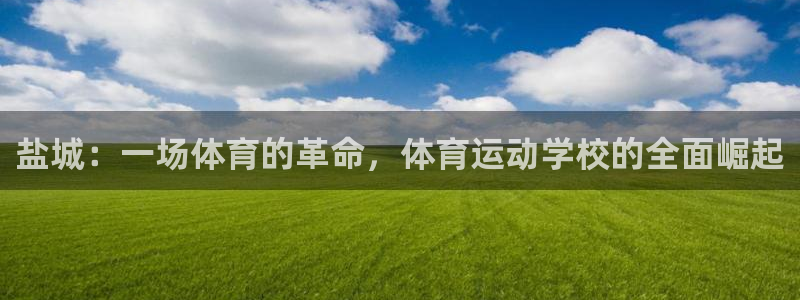 77体育官网：盐城：一场体育的革命，体育运动学校的全面崛起
